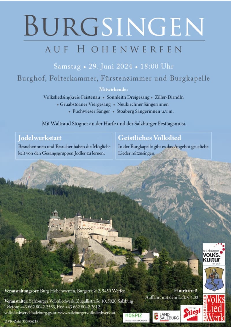 Burgsingen auf Hohenwerfen