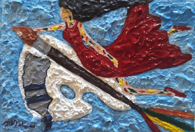 الفنانة الشابة سماء الامير تفوز بجائزة دولية / آلاء غالب