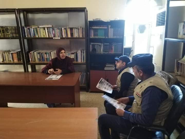 أمينة مكتبة الزهور في ضيافة البيت الثقافي / الحسينية ـ كامل منصور