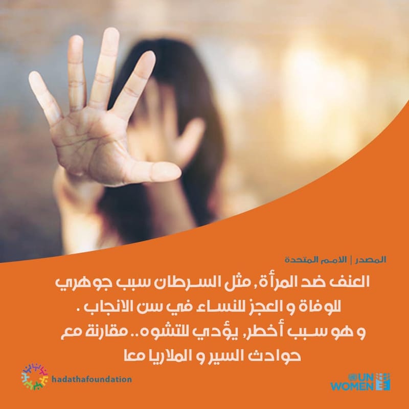 العنف ضد المرأة سرطان