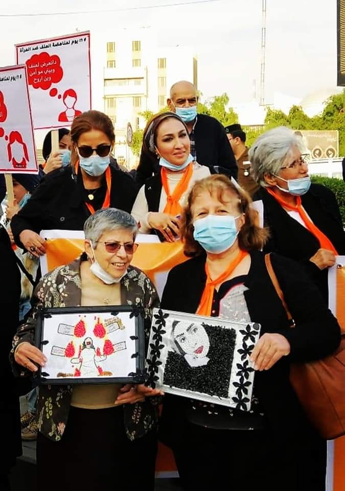 نطالب بالإسراع بتشريع قانون يحمي النساء من العنف والتمييز