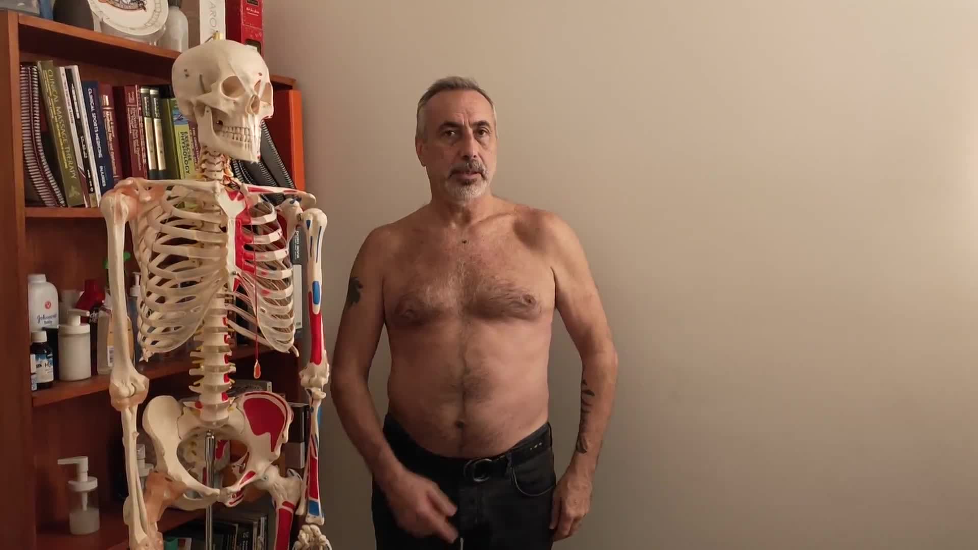 before treatment -  shoulder issue