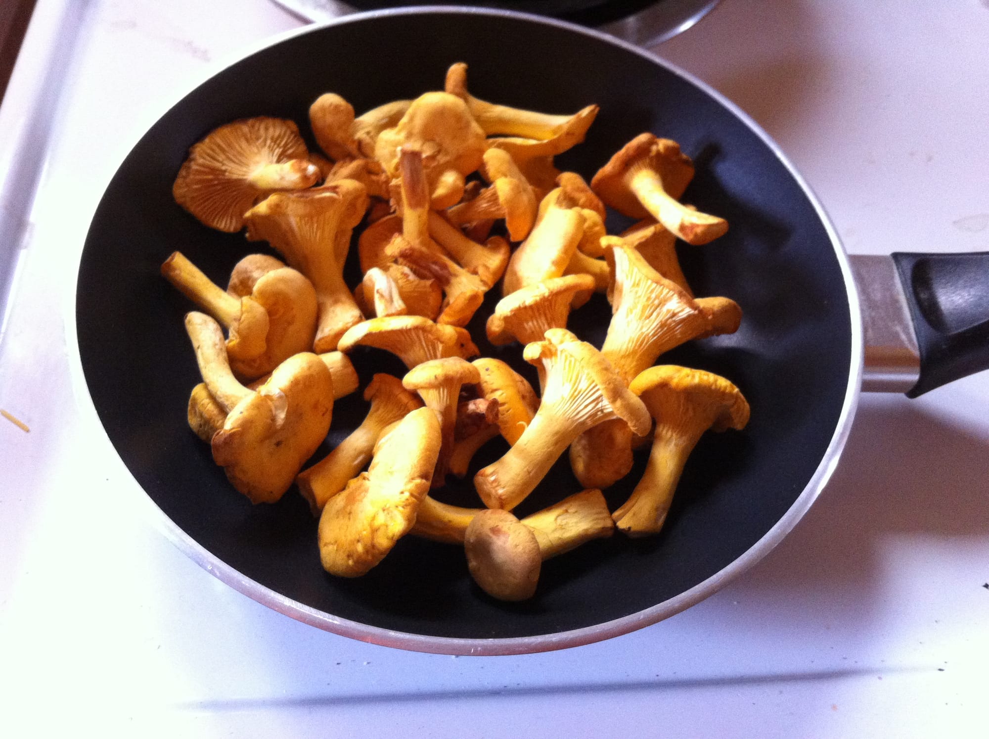 Recette de pâtes aux chanterelles