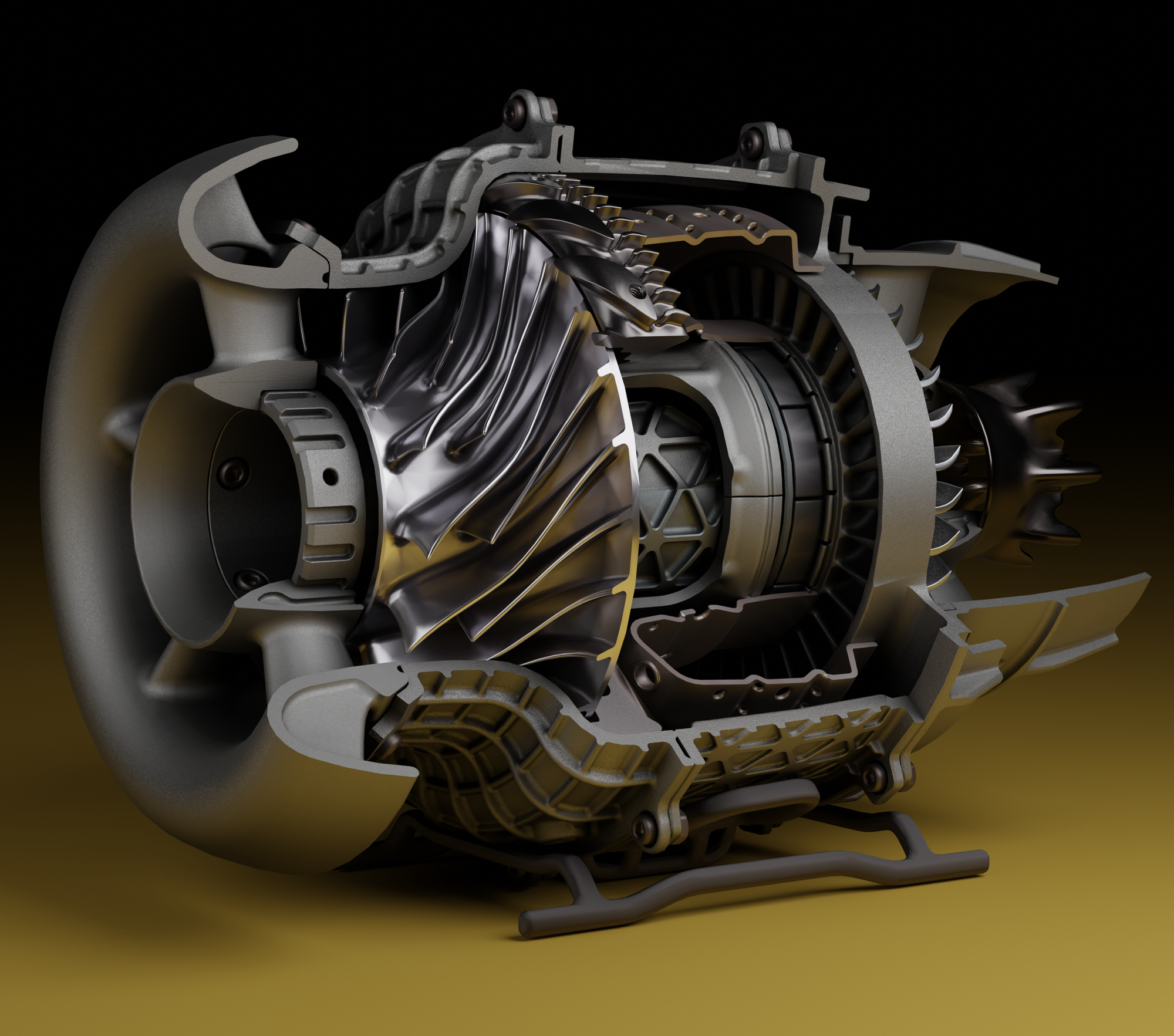 Exoskeletal Centrifugal Turbojet