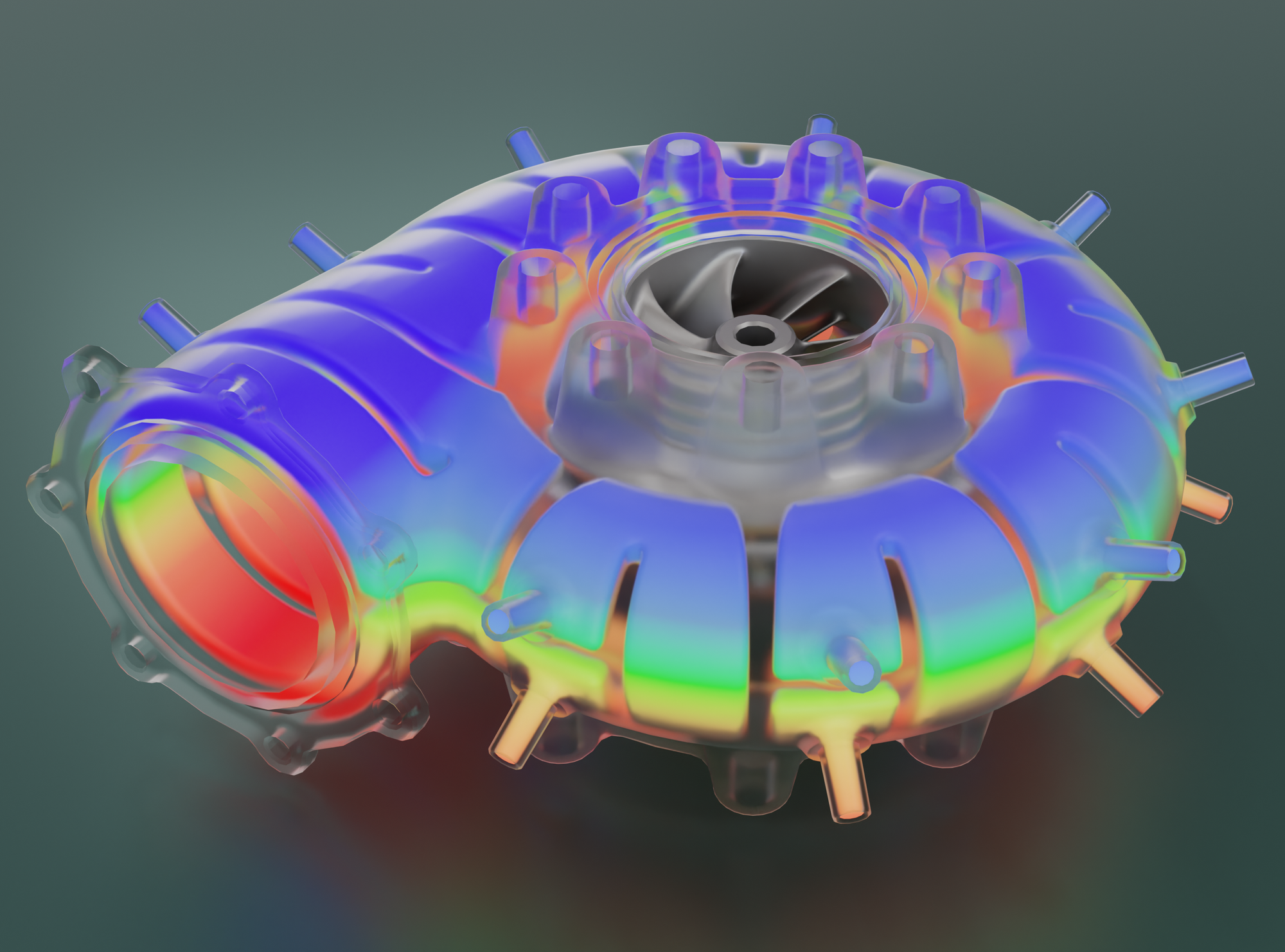 Water-Cooled Hot Fluid Pump