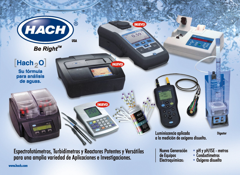 EQUIPOS Y REACTIVOS PARA AGUAS