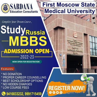 FIRST MOSCOW STATE MEDICAL UNIVERSITY  ADMISSION 22-23