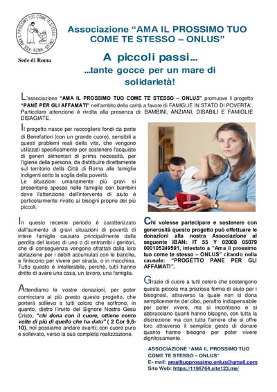 Progetto &quot;Pane per gli affamati&quot; image