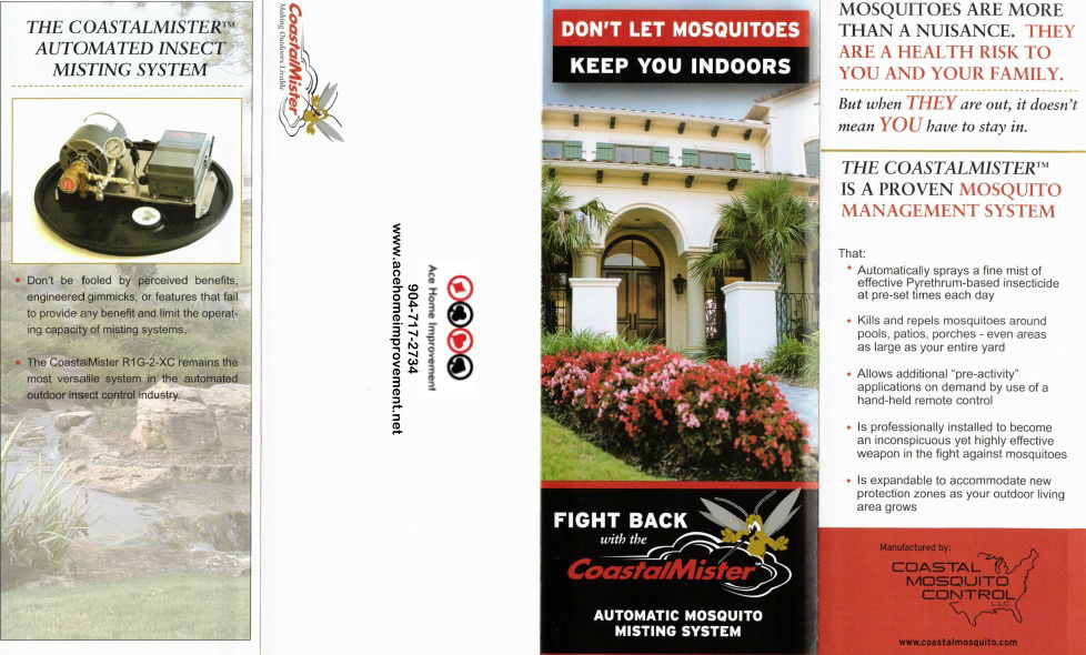 Coastal Mister Brochure Front