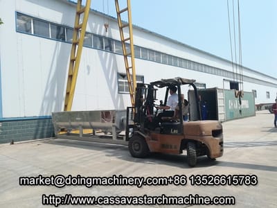 Machine for how to extract cassava starch sales to Ghana