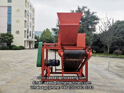 DOING cassava chipping machine was delivered to Ghana