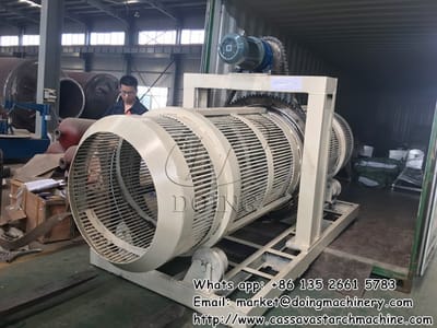 What are the types of potato cleaning machines?