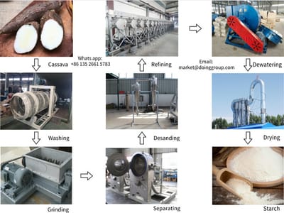 How to improve the efficiency of cassava starch processing plant?