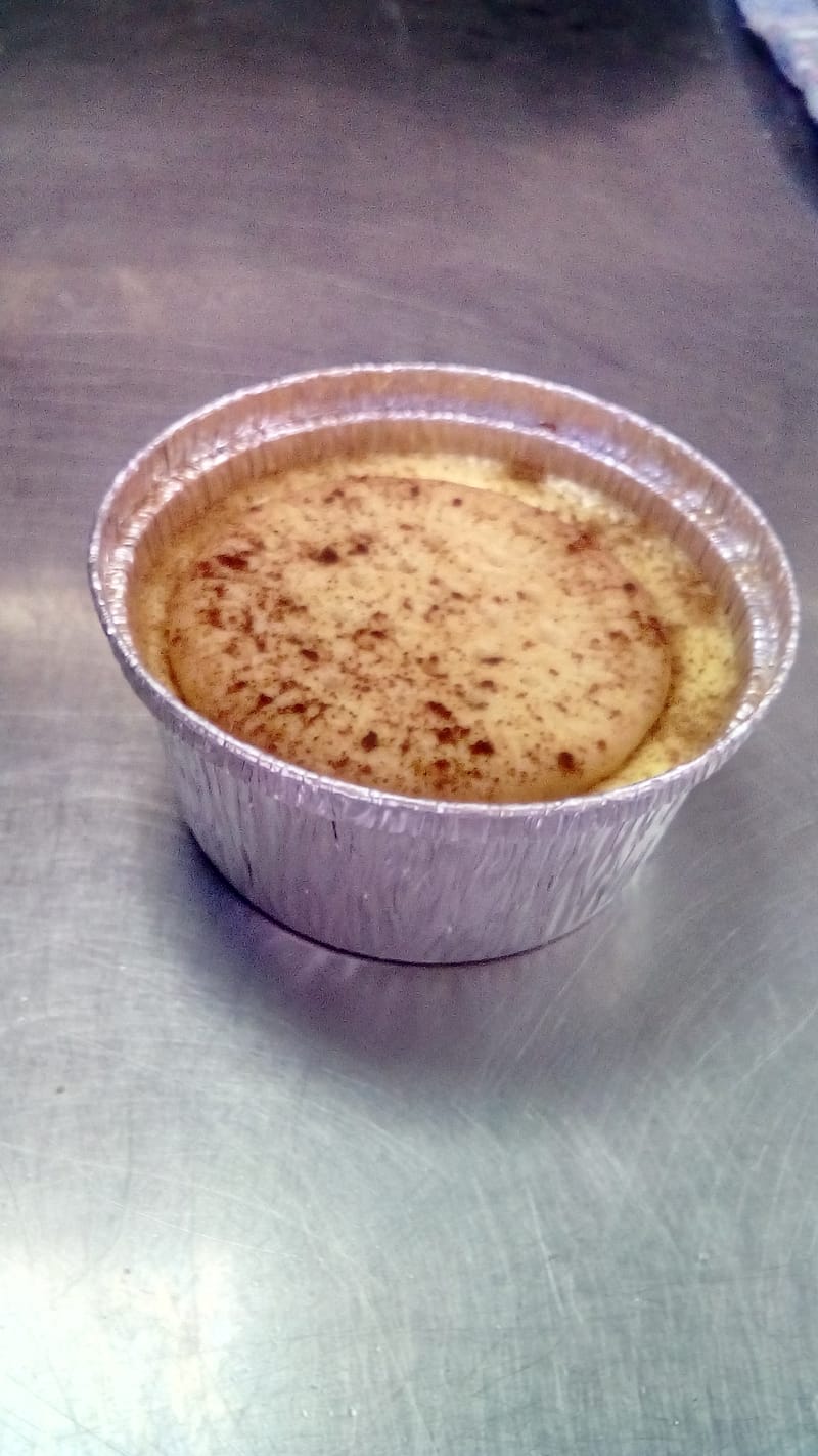 Natilla con galleta