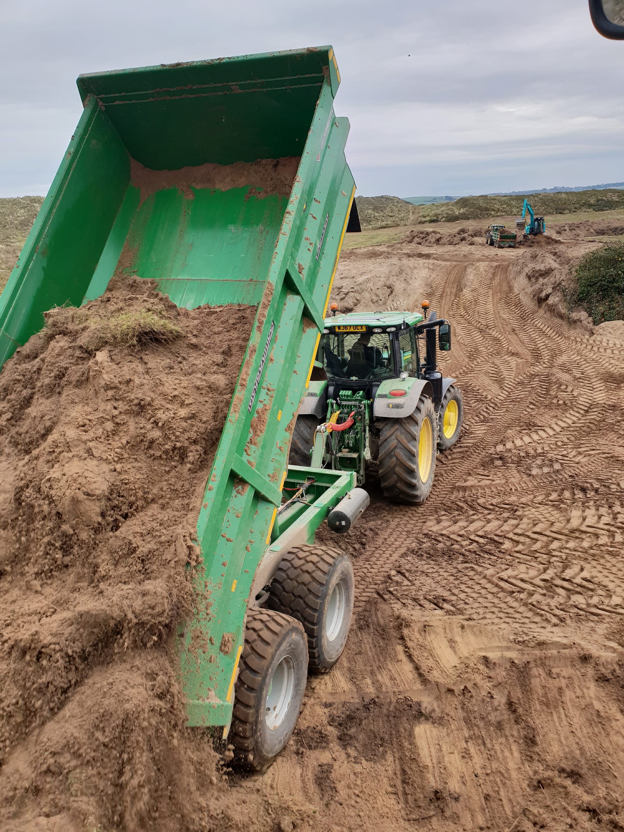 Scrub clearance Braunton Burrows October 2021