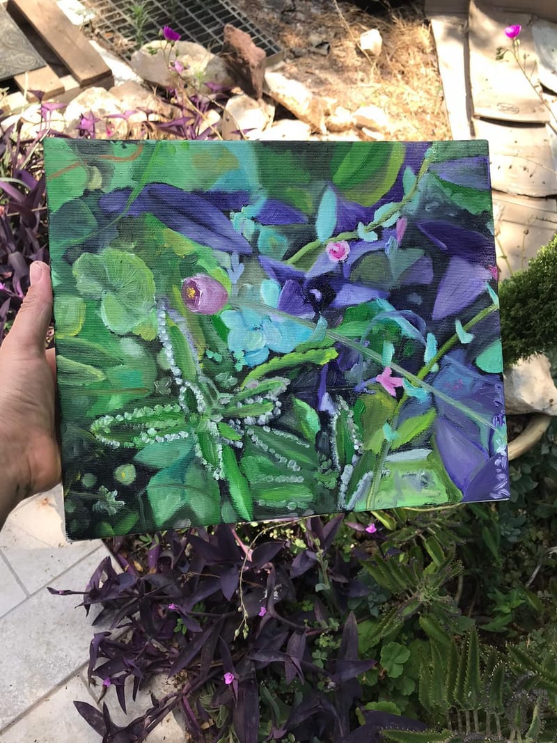 סקיצת שמן מהירה