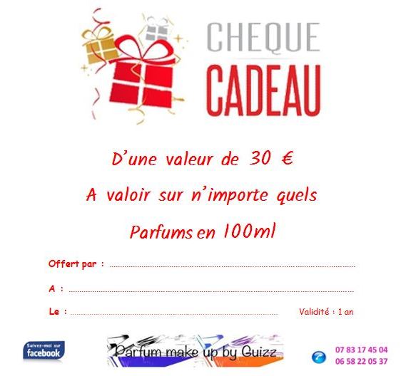 CARTE CADEAU 100 ml