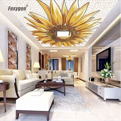 Foxygen ceiling and wall decoration decorative Stretch ceiling fabric material price