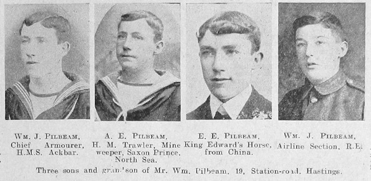 PILBEAM, Edward Ernest. 857. Acting Serjeant.