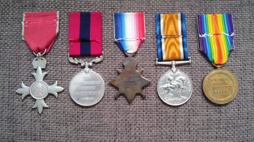 BLACKBURN, Edward H. 723. Serjeant. 3rd Troop, 'A' Squadron. Awarded the Distinguished Conduct Medal (named to Serjeant) published in the London Gazette 3/09/1919 and Member of the Order of the British Empire (MBE). 1914/15 Star Medal Trio named as Private on 1914/15 Star and Serjeant on British War and Victory Medals. MBE unnamed as issued. Awarded civilian OBE in 1953. His group of five medals are held in a private collection in the UK with a photographs of them with their courtesy.