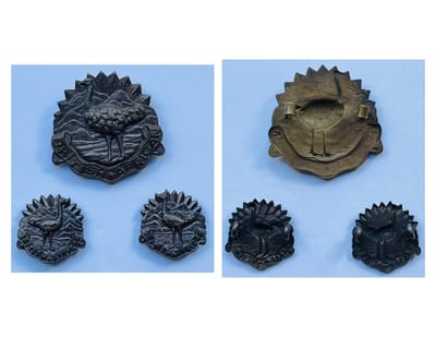 British African Other Ranks' Headdress Badge - Copy image