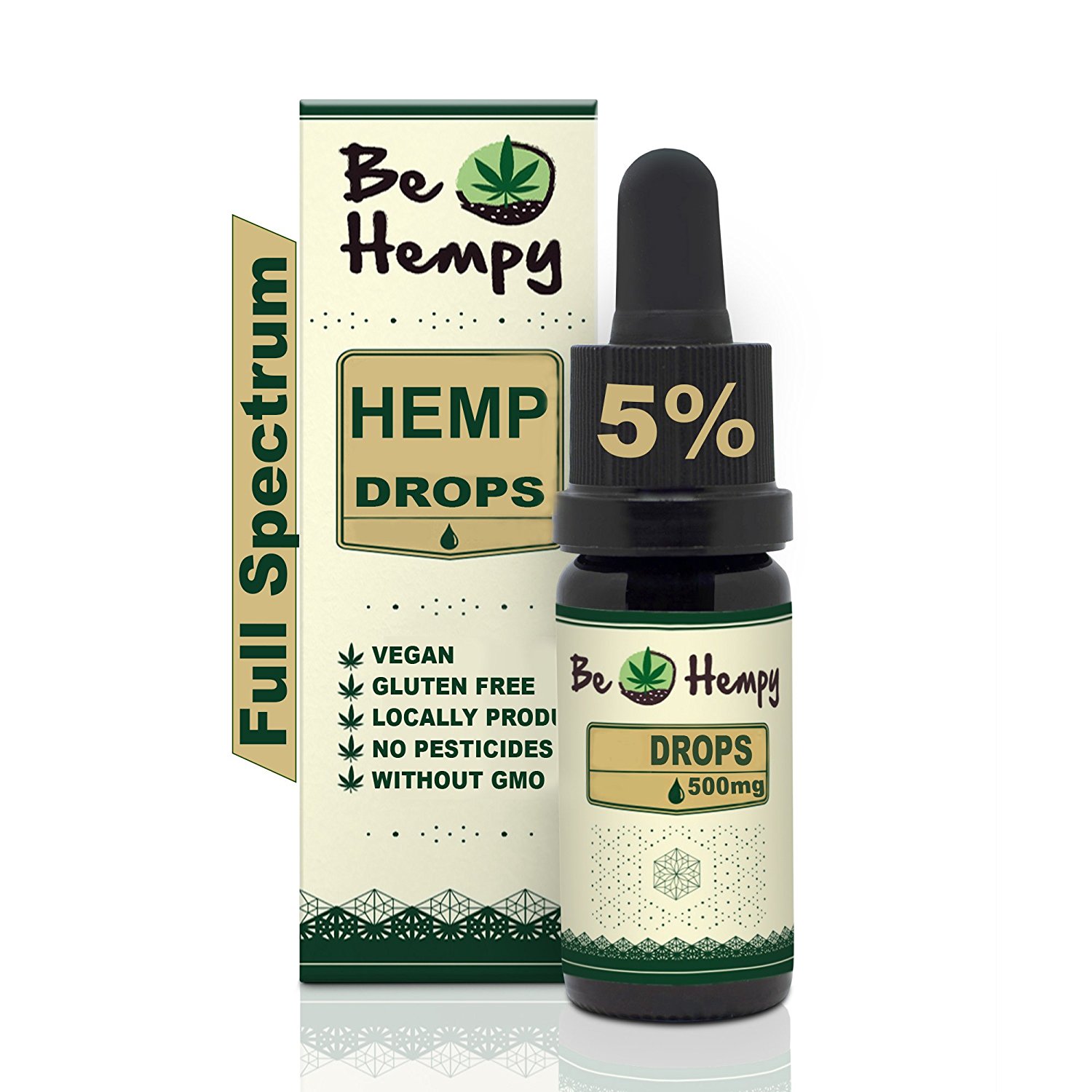 BeHempy 5% Hemp Seed Oil 500mg - £29.90