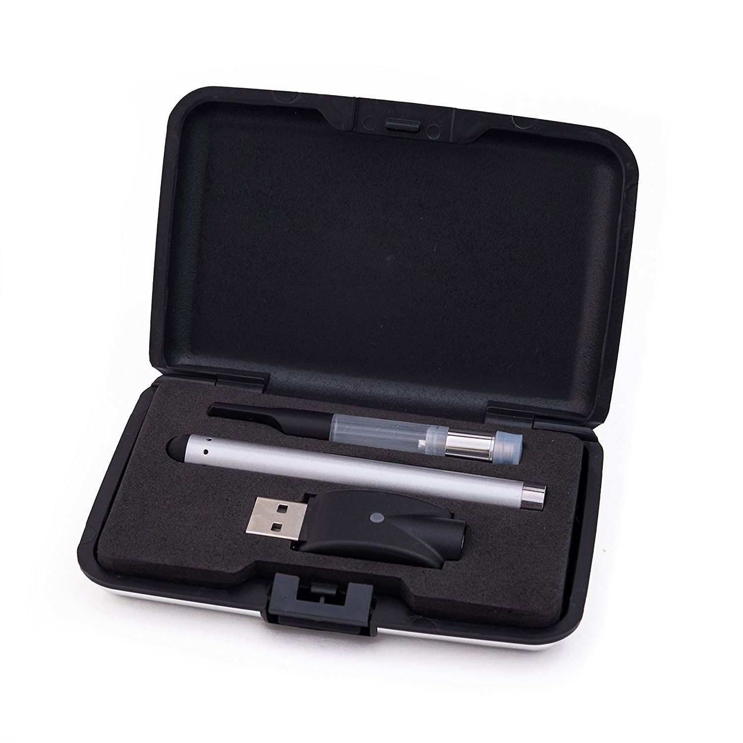 Starter Buttonless Vape Pen Kit - Silver - Best For CBD Oil - £8.99