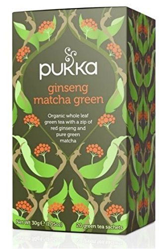 Pukka Organic Ginseng Matcha Green Tea 20 Satchets (Pack of 4) - £11.95