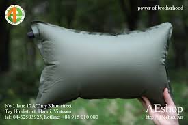 gối hơi du lịch tự bung