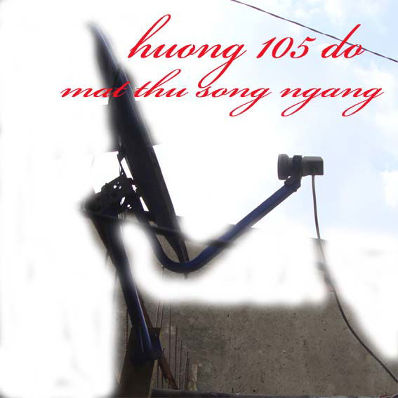 cách ráp ang ten vệ tinh thu 500 kenh truyền hình