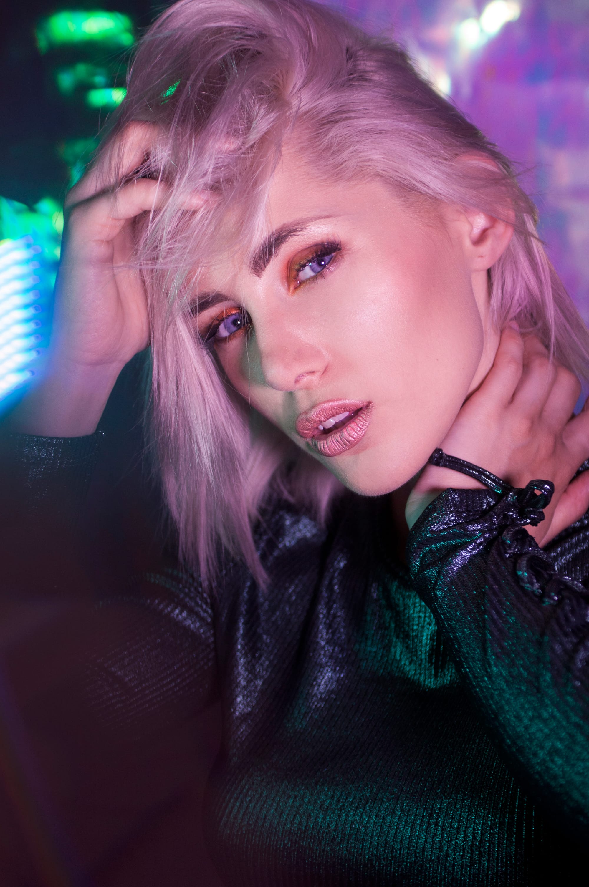 Using gels in a small studio