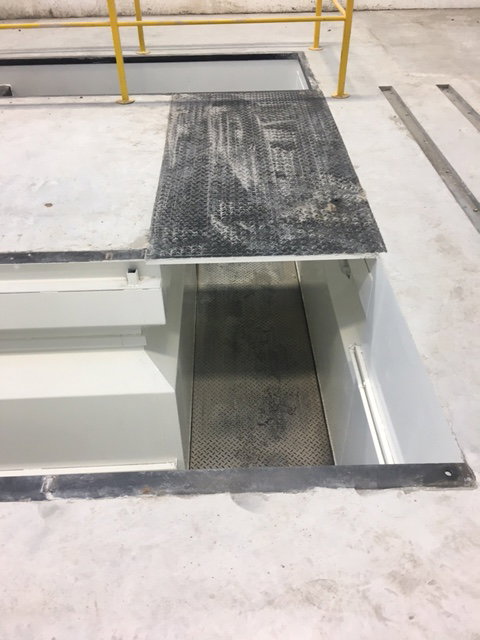Reinforced steel tunnel used at this location due to depth issues.