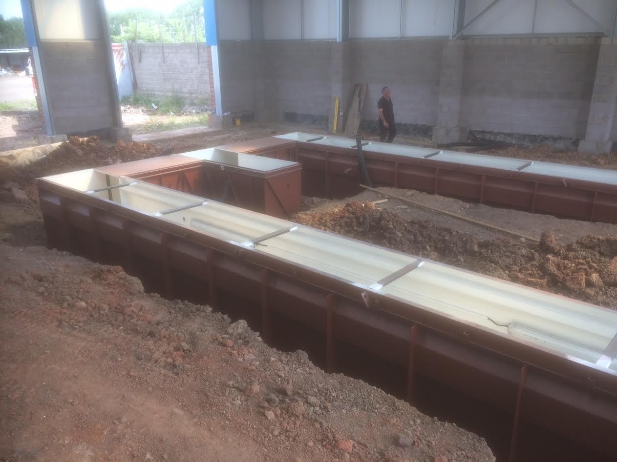 Final checks including postioning and levelling.