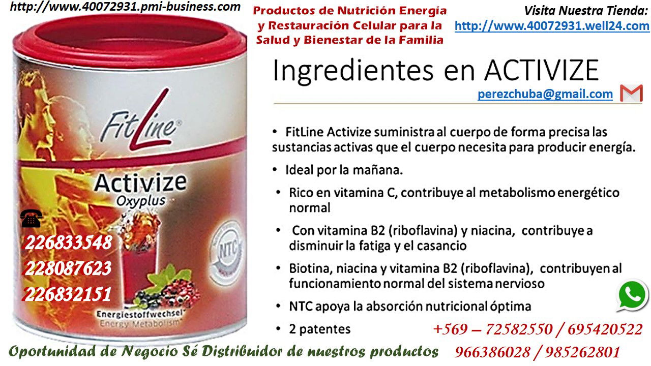 ¿Qué es FitLine Activize Oxyplus?