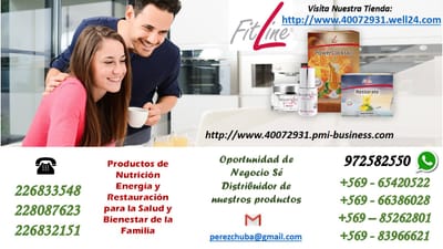 Un Negocio muy exitoso FITLINE Conviértete en Distribuidor