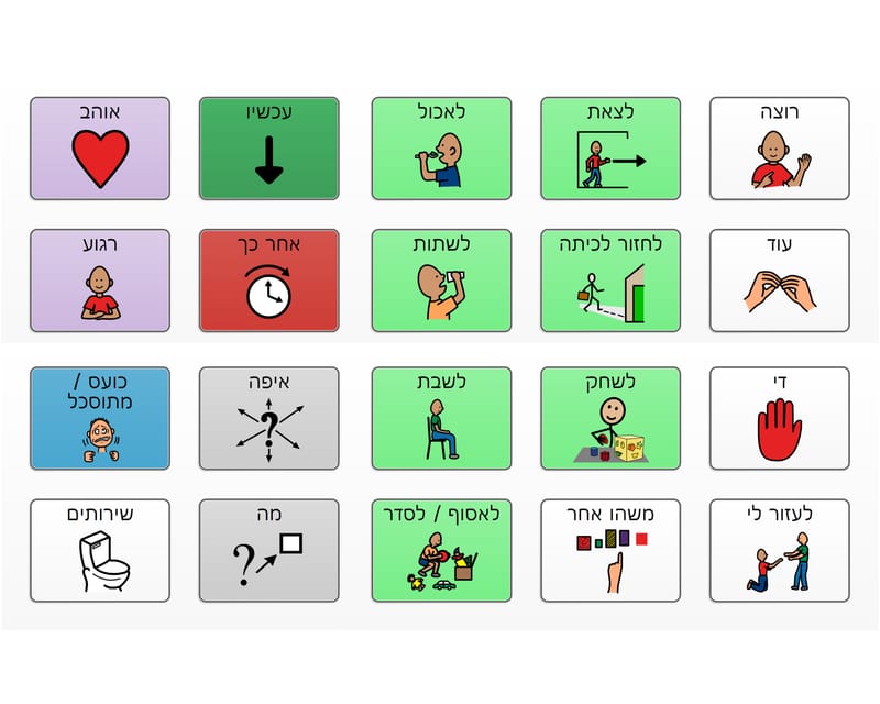 כך מאפשרים לילדים הזקוקים לסמלים בכדי להביע את עצמם את האפשרות לכך בכל שטח בית הספר