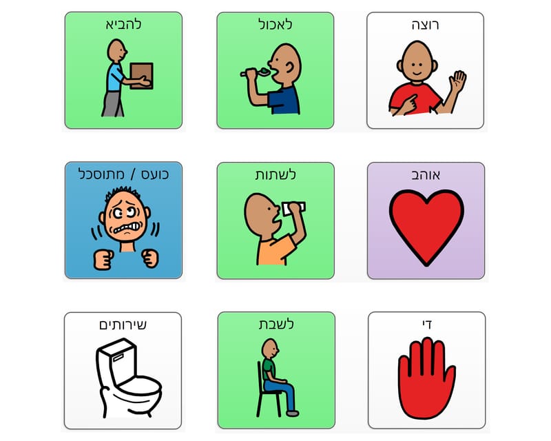 כך מאפשרים לילדים הזקוקים לסמלים בכדי להביע את עצמם את האפשרות לכך בכל שטח בית הספר