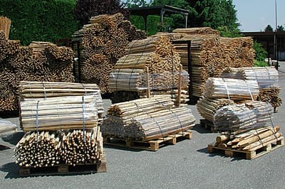Staketenzaun paletiert