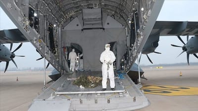Turkish plane leaves China with evacuees