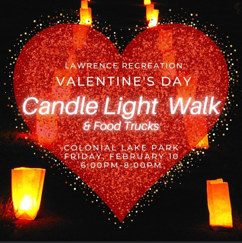 Lawrence Recreation Valentine's Day Candle Light Walk