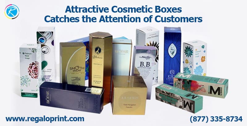Attractive Cosmetic Boxes Catches the Attention of Customers