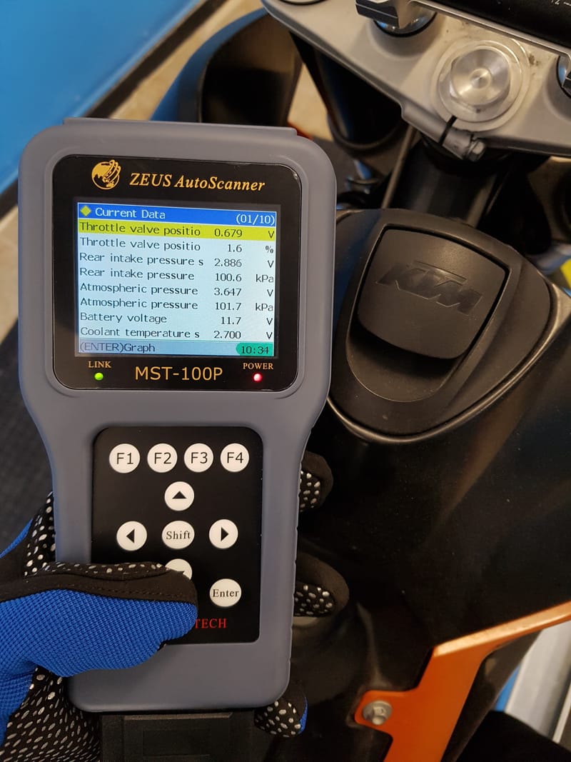 Ηλεκτρονική διάγνωση μοτοσυκλετών