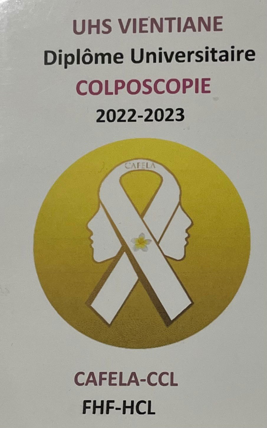 DECEMBRE 2022 Premiére semaine du Diplôme Universitaire de colposcopie