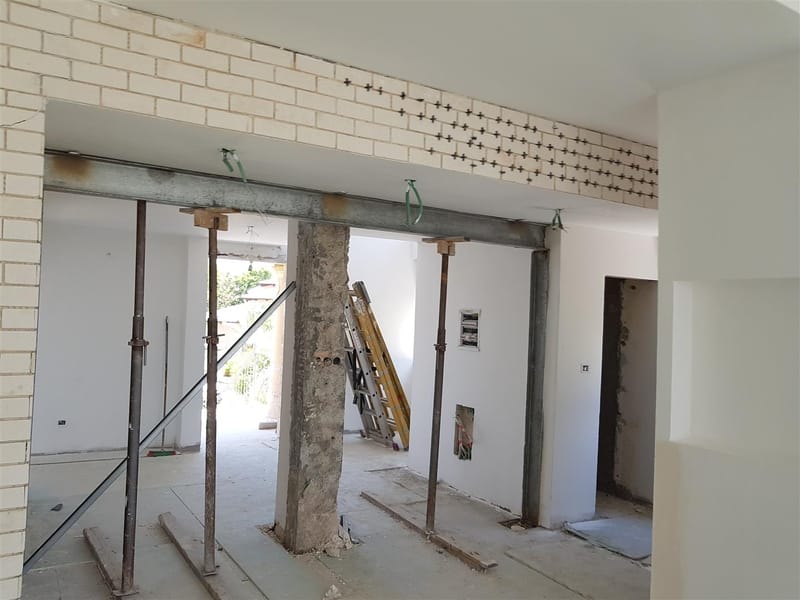 חיזוק יסודות והורדת עמוד