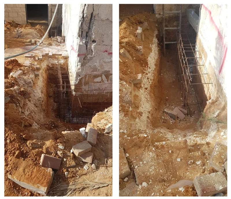 חיזוק יסודות וייצוב מבנה מקווה טהרה - בגני תקווה