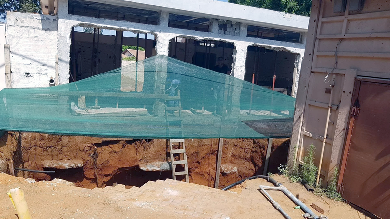 חיזוק יסודות וייצוב מבנה מקווה טהרה - בגני תקווה