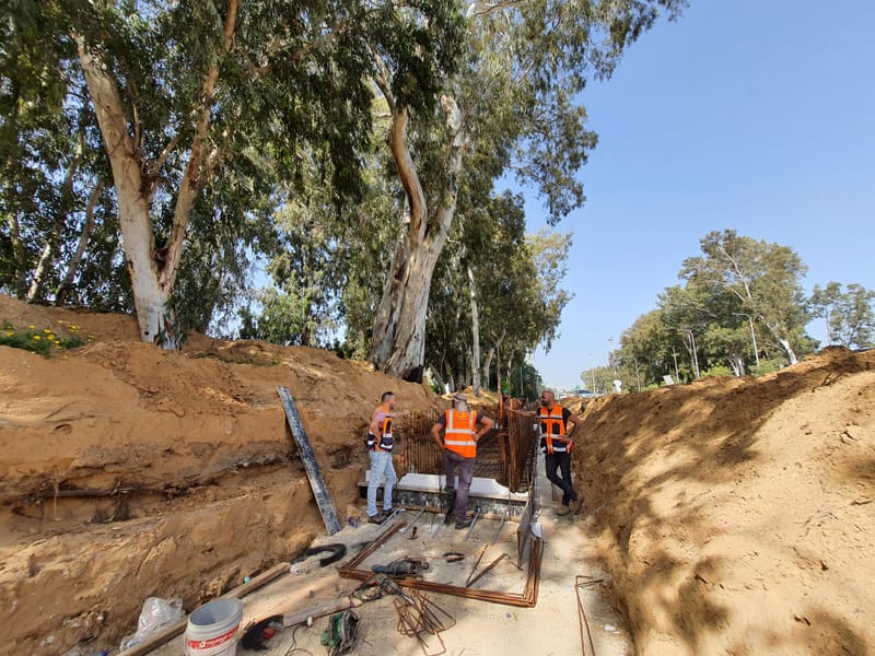 תכנון קונסטרוקציה - ניקוז ותימוך כביש 651