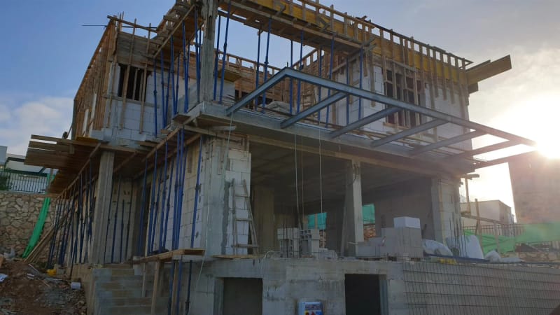 תכנון קונסטרוקציה - בישוב קציר