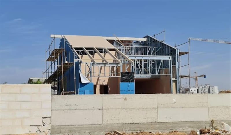 תכנית קונסטרוקציה - בניה קלה