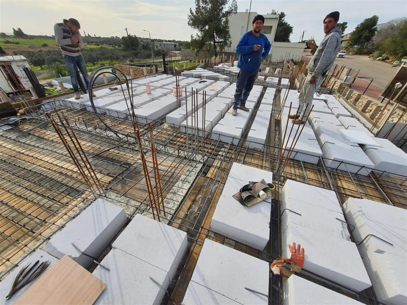 תכנון קונסטרוקציה ביישוב שקד